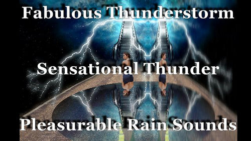 Fabulous Thunderstorm Sounds Recording 2 Hours Sensational Thunder Rumbling And Pleasurable Rain Sounds For A More Relaxed State Of Mind